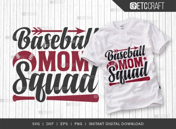 Baseball Mom Squad SVG Cut File Review