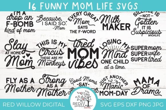 Mom Life T-Shirt Bundle: Graphics and Crafts for Modern Branding