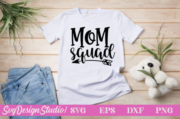 Mom Squad SVG Cut File: Graphics and Crafts Review