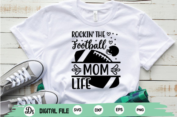 Rockin the Football Mom Life Svg Review